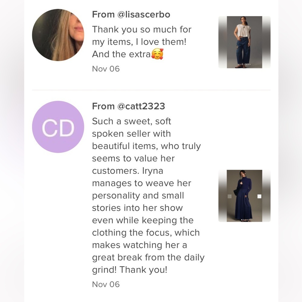 I am so grateful for customers like you.